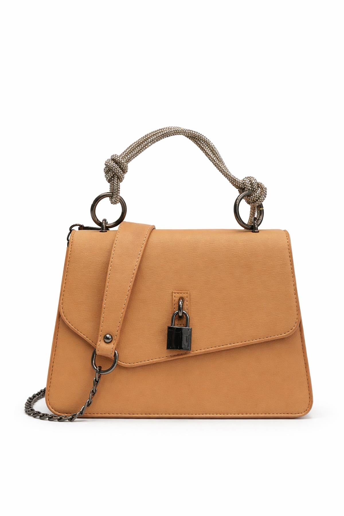 Çapraz Askılı Kadın Çanta Nut Y16716-05
