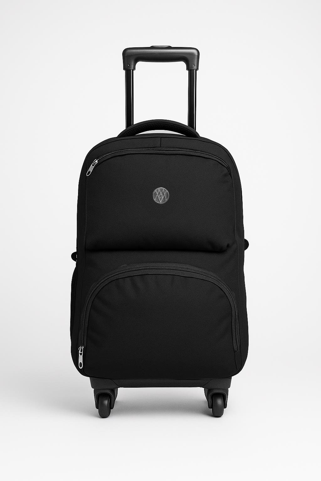 Çekçekli 4 Tekerlekli Sırt Çantası Siyah 1175