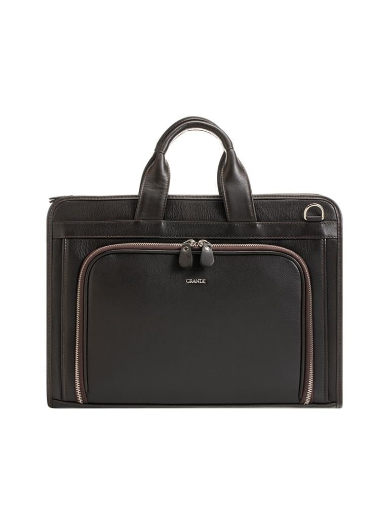 Grande Erkek Hakiki Deri Evrak Çantası Kahve 4063