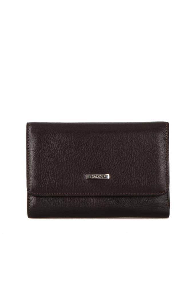 Grande Hakiki Deri Kadın Cüzdan Kahve 2628