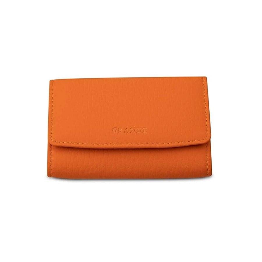 Grande Hakiki Deri Kartlık Turuncu 841