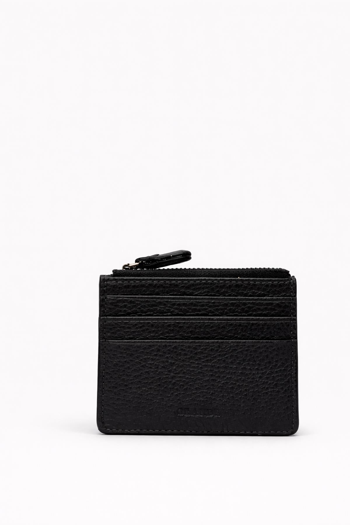 Grande Hakiki Deri Unisex Cüzdan Antrasit 820