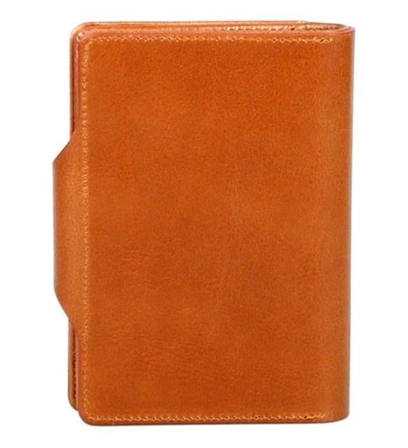 Grande Hakiki Deri Unisex Cüzdan Koyu Taba 2745