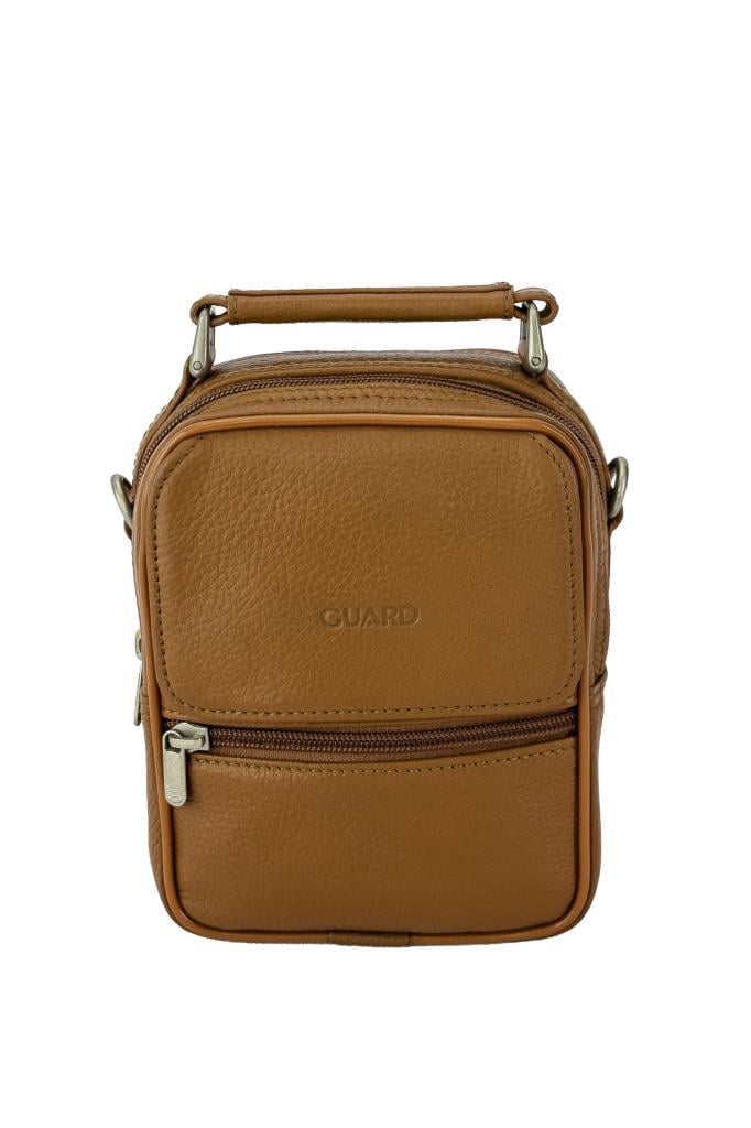 Guard Hakiki Deri Erkek Çanta Taba 1713