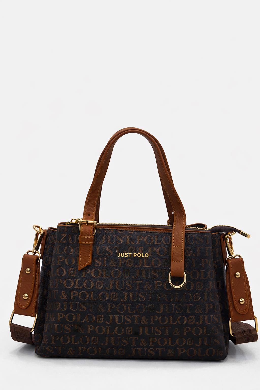 Just Polo Çapraz Askılı Kadın Çanta Kahve-Taba 2203