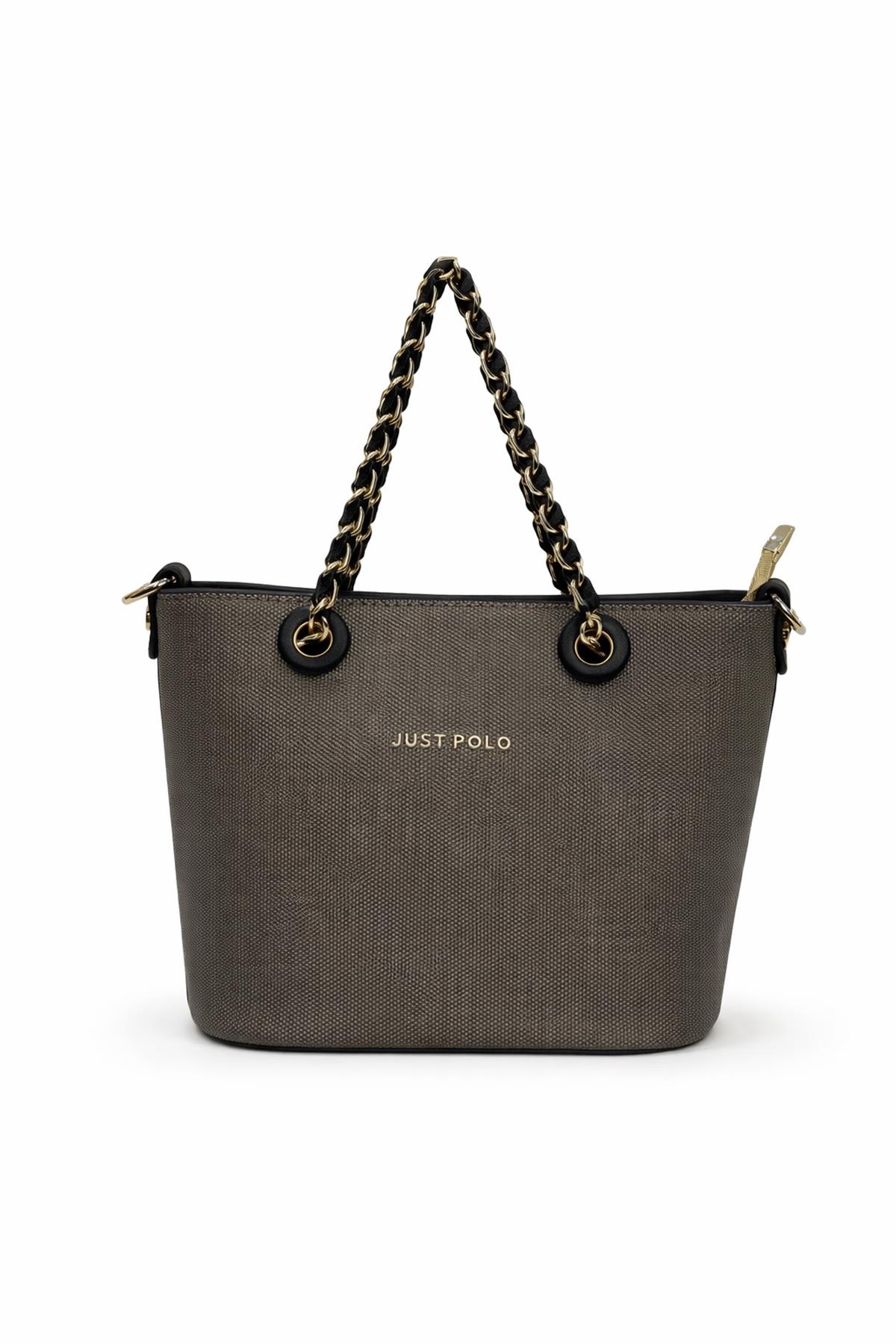 Just Polo Çapraz Askılı Kadın Çantası Gri 6054