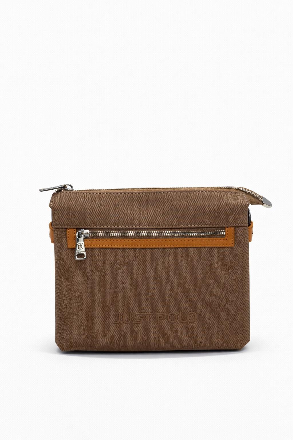 Just Polo Çapraz Askılı Kadın Postacı Çantası Kum-Taba 6036