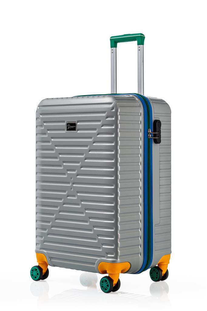 Kabin Boy %100 Polikarbon Valiz 4x2 Teker Gri 1088