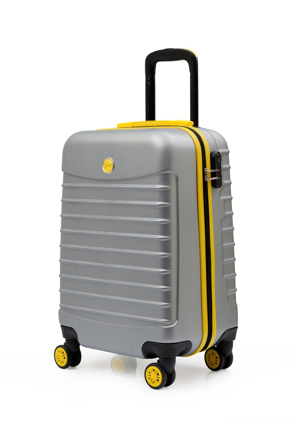 Kabin Boy Valiz 4x2 Teker Gri 1168