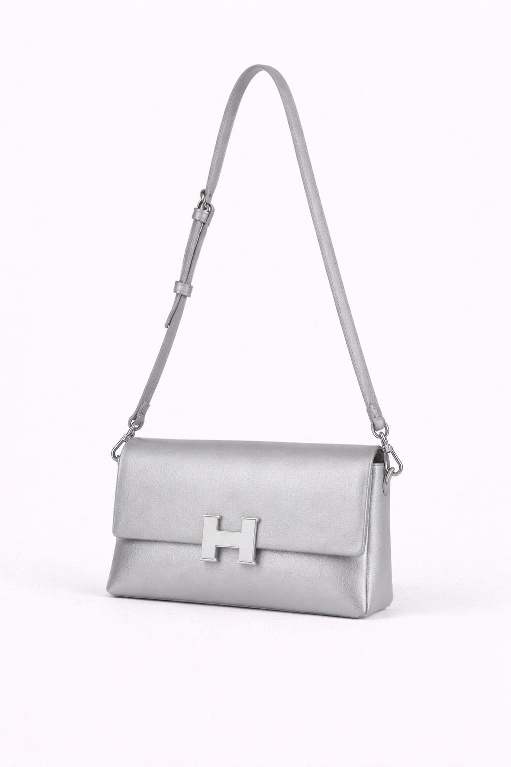 Kriste Bell Çapraz Askılı Kadın Çanta Gümüş 26530