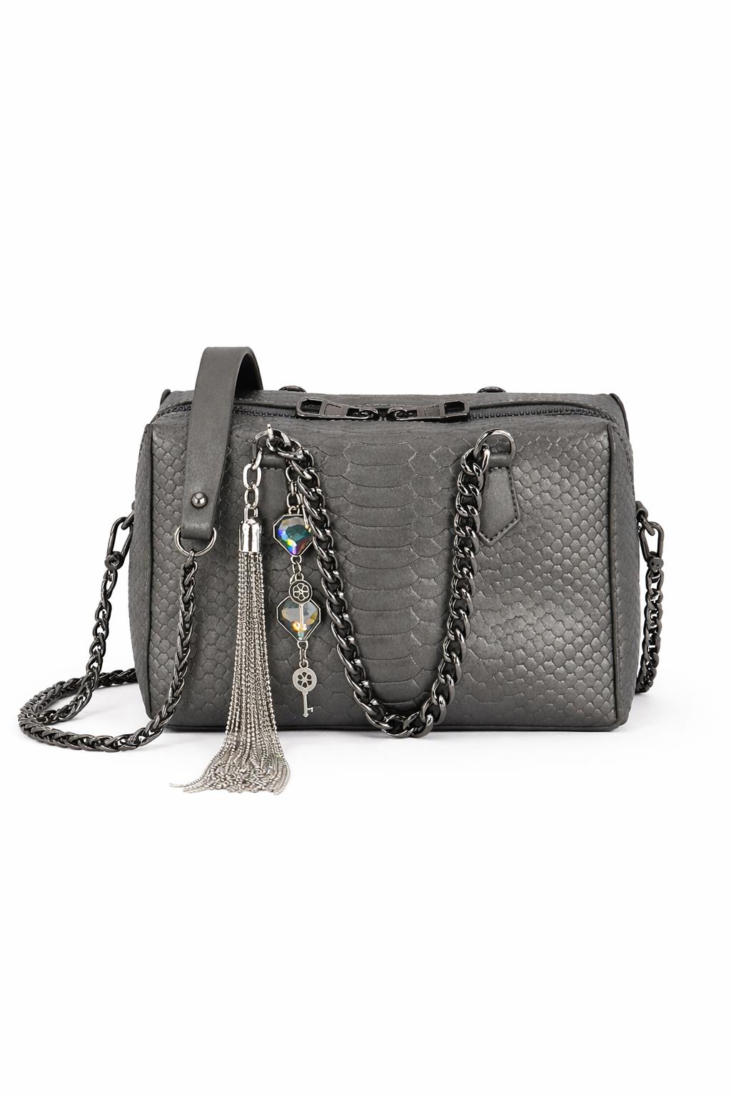 Kriste Bell Çapraz Askılı Kadın Çanta Kurşun 26551