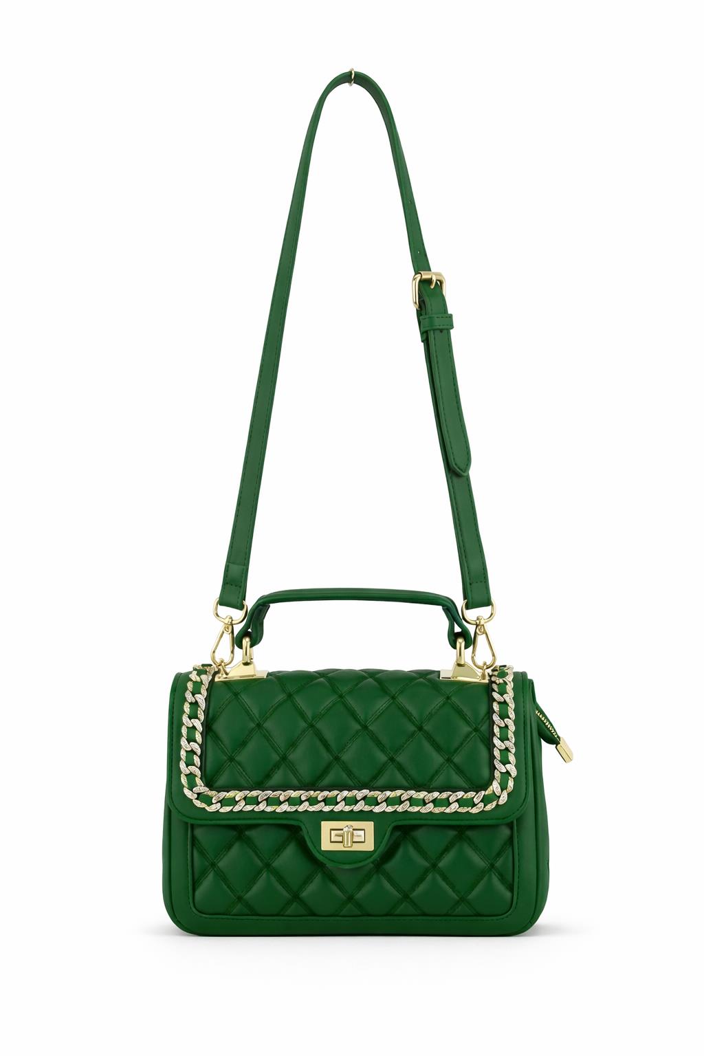 Kriste Bell Çapraz Askılı Kadın Çanta Yeşil 26481