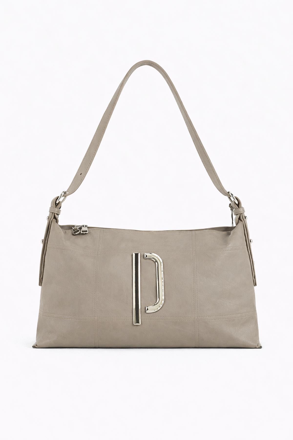 Kriste Bell Çapraz Askılı Kadın Çanta Taupe 26552