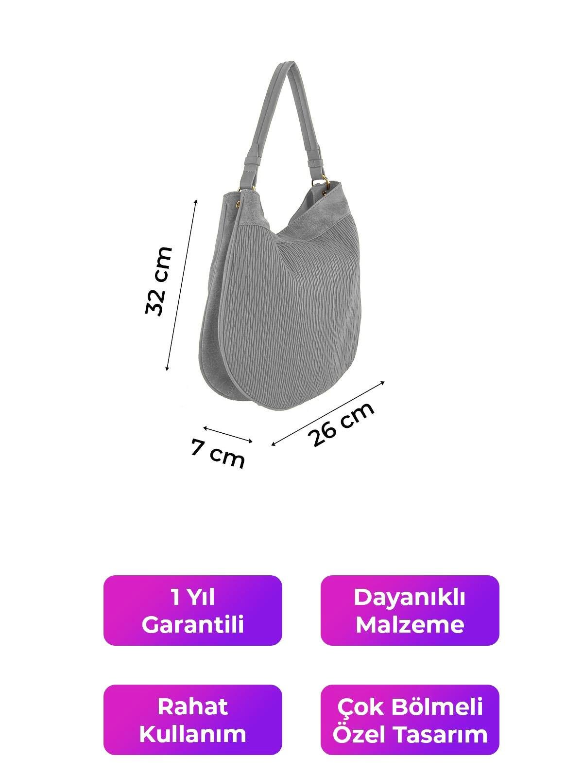 Kriste Bell Kadın Çanta Gri 26420