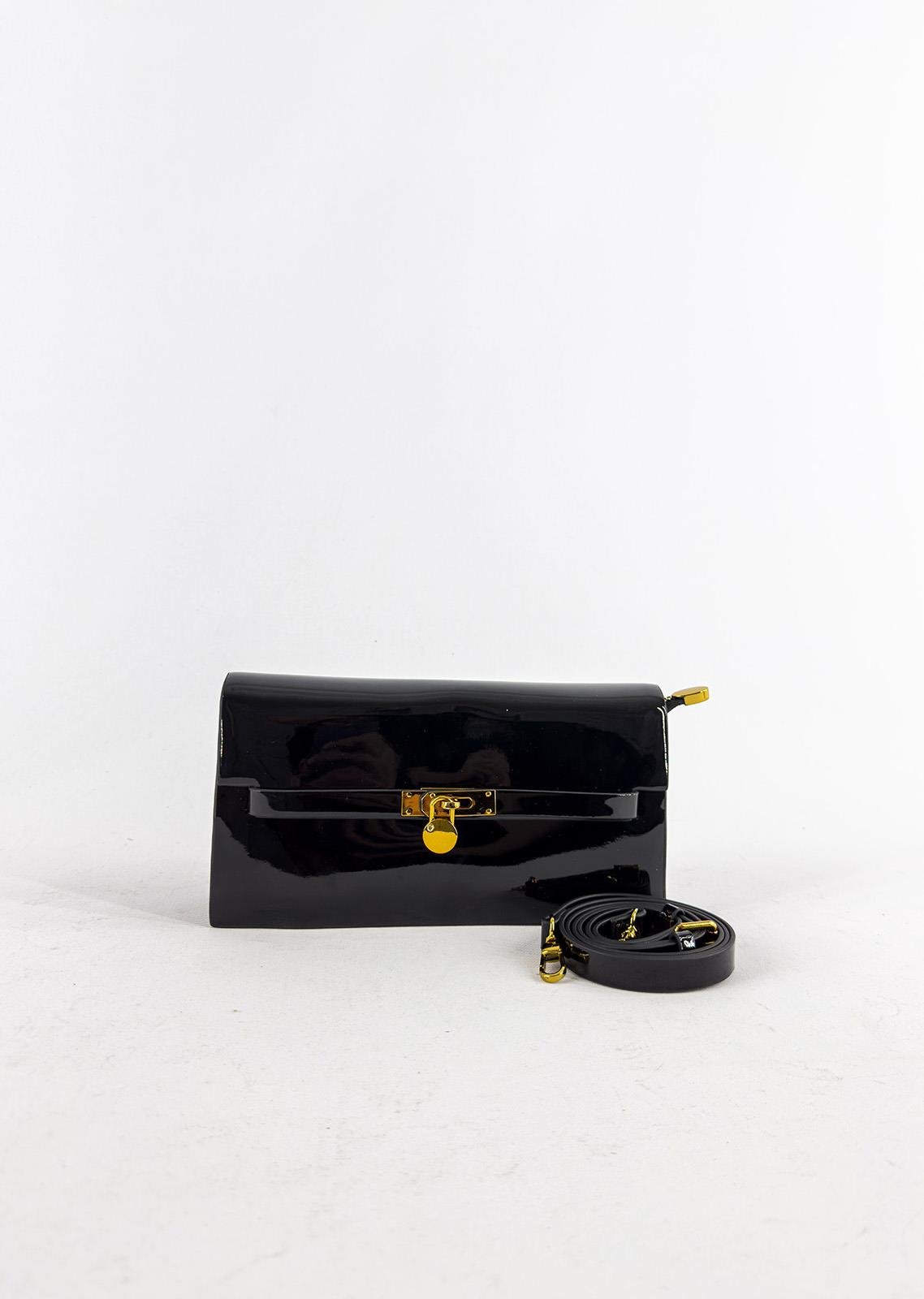 Kriste Bell Kadın Çanta Rugan Siyah 26546