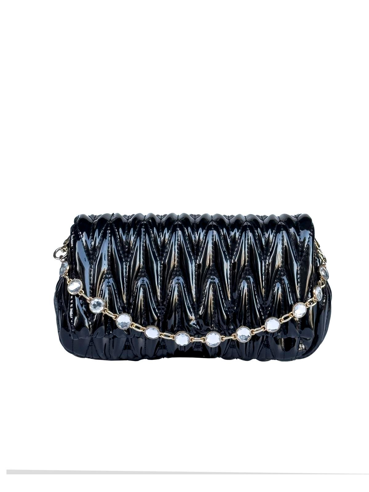 Kriste Bell Kadın Çanta Rugan Siyah 26407