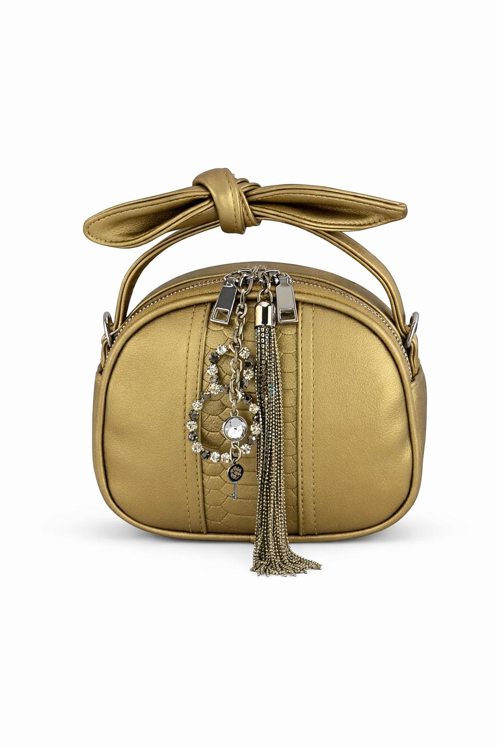 Kriste Bell Kadın Çantası Çapraz Askılı Altın 26304