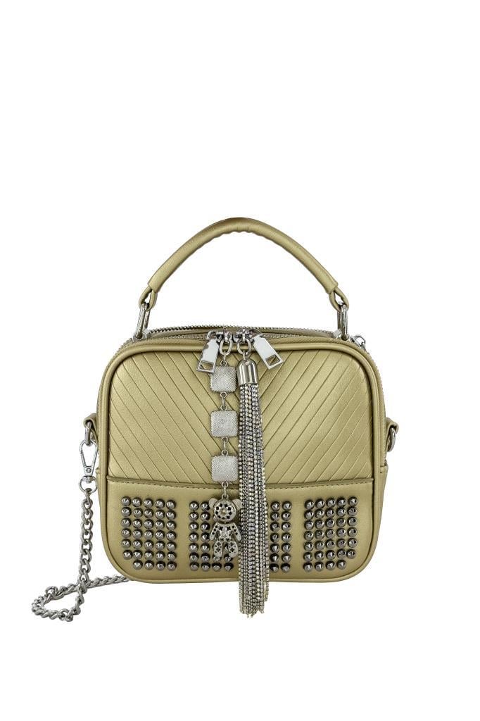 Kriste Bell Kadın Çantası Çapraz Askılı Altın 26302