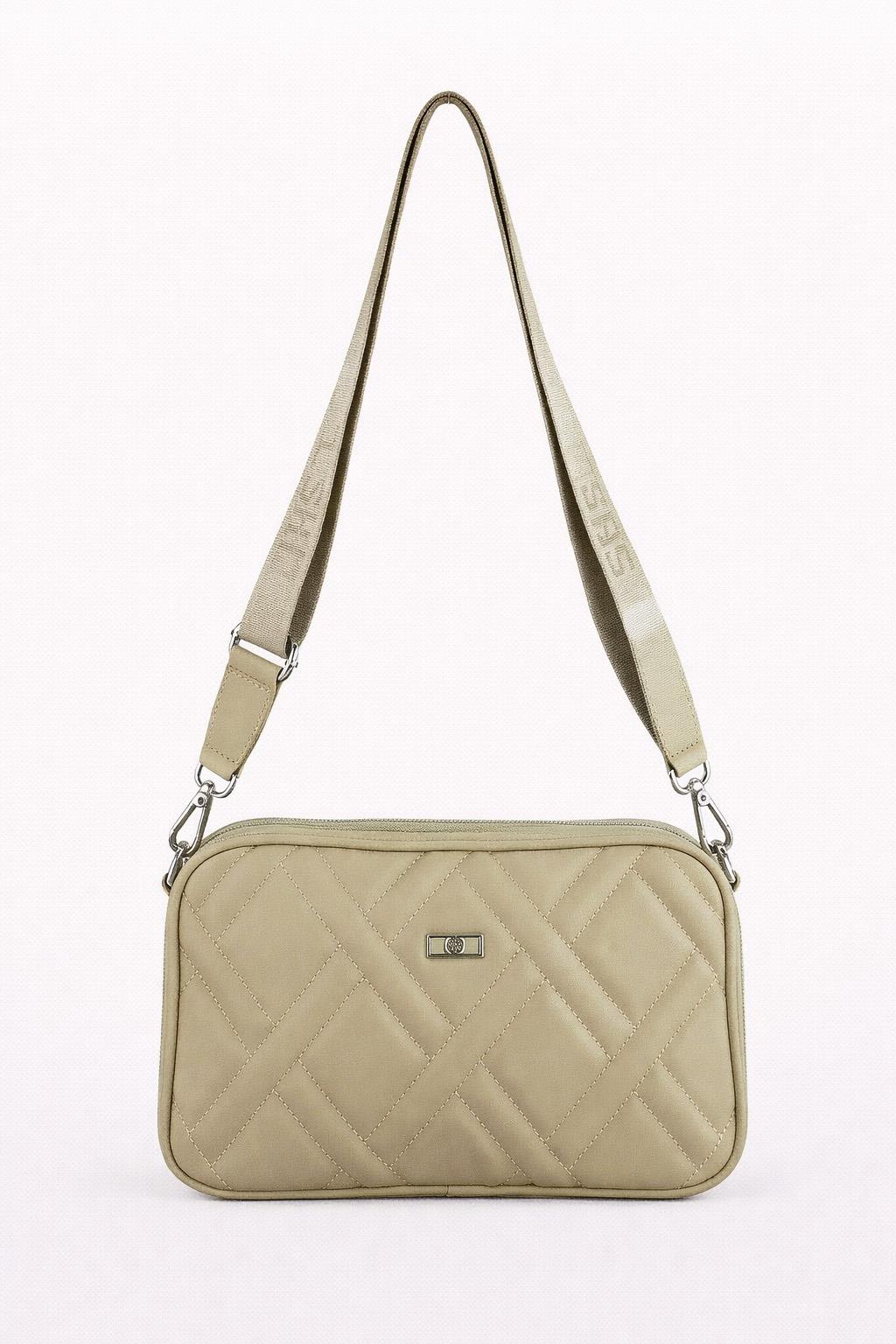 Kriste Bell Kadın Çapraz Askılı Çanta Bej 7146