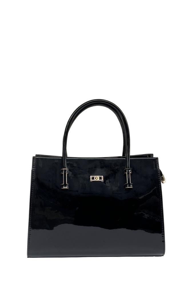 Kriste Bell Kadın Omuz Çanta  Rugan Siyah  7254