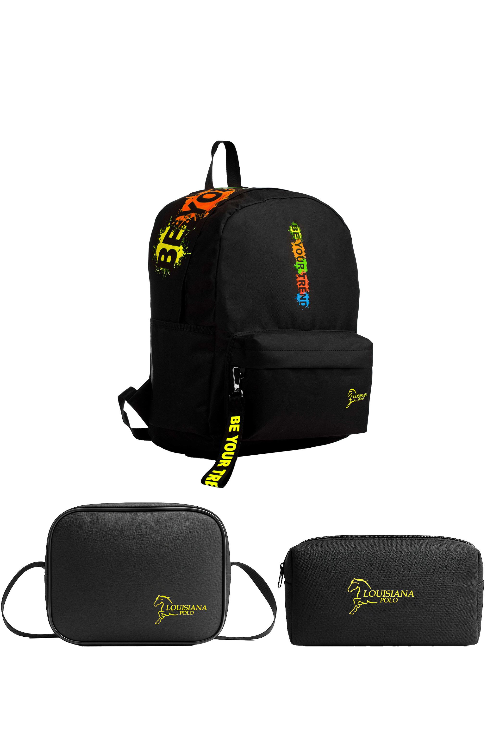 Louisiana Polo Okul Seti – Çanta + Termal Beslenme + Kalemlik Multicolor 1140