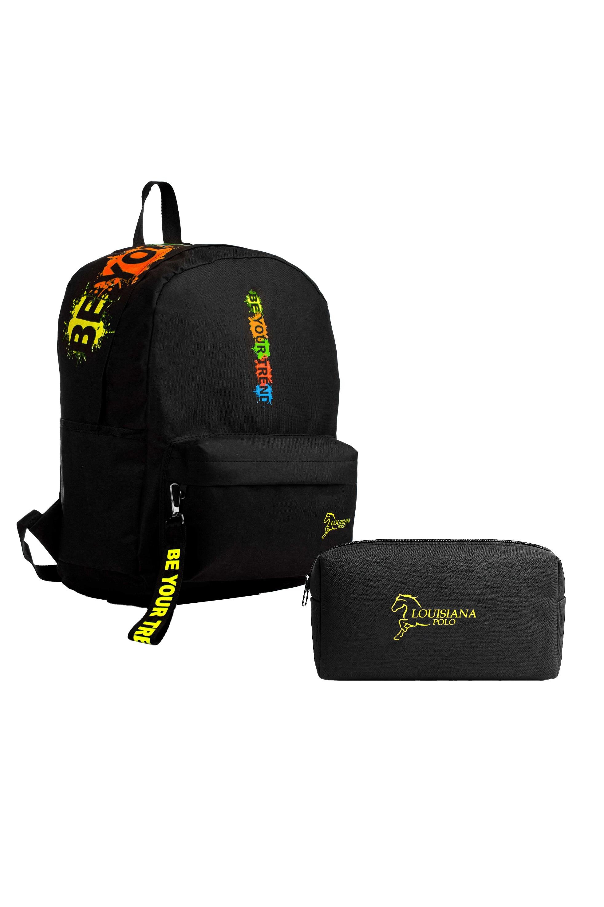 Louisiana Polo Okul Seti – Sırt Çantası + Kalemlik Multicolor 1140
