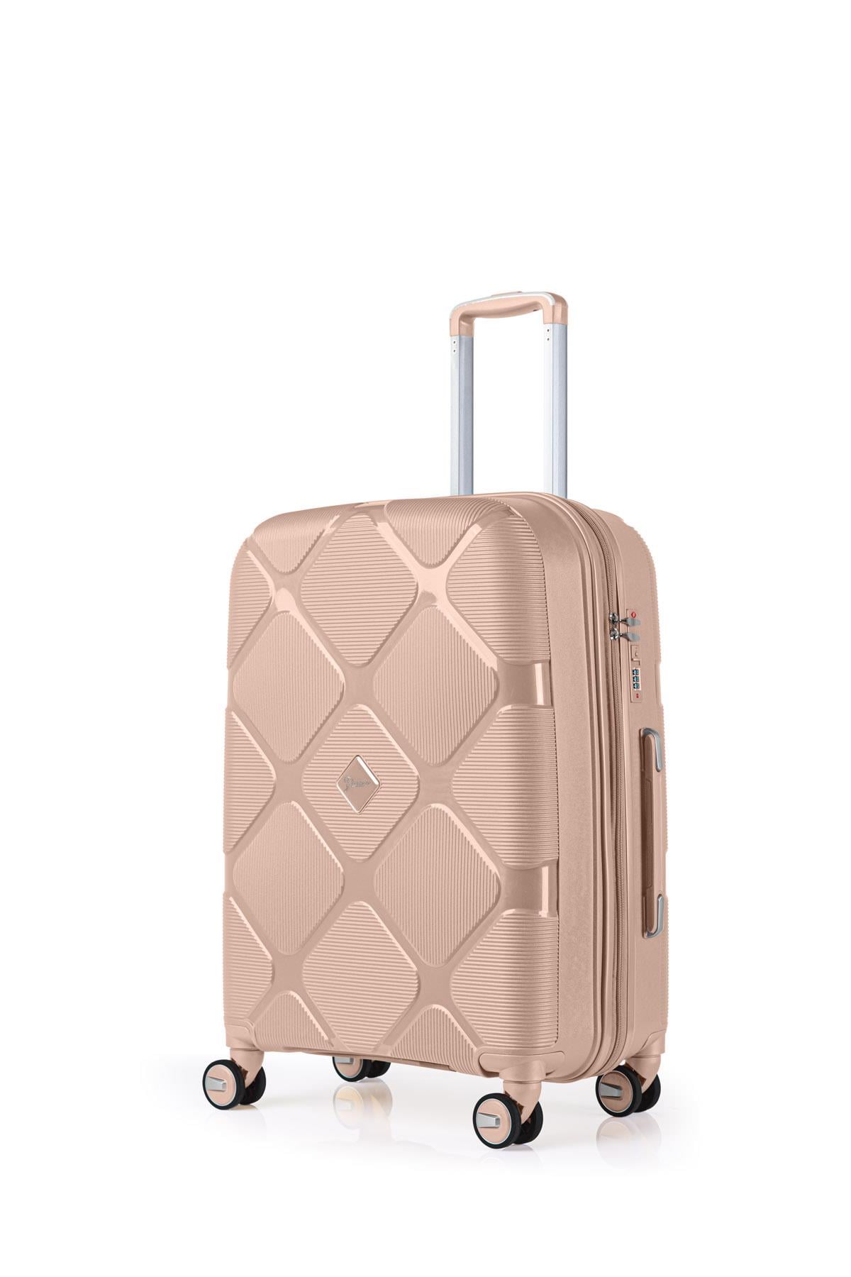 Orta Boy %100 Polipropilen Valiz Bronz 6990