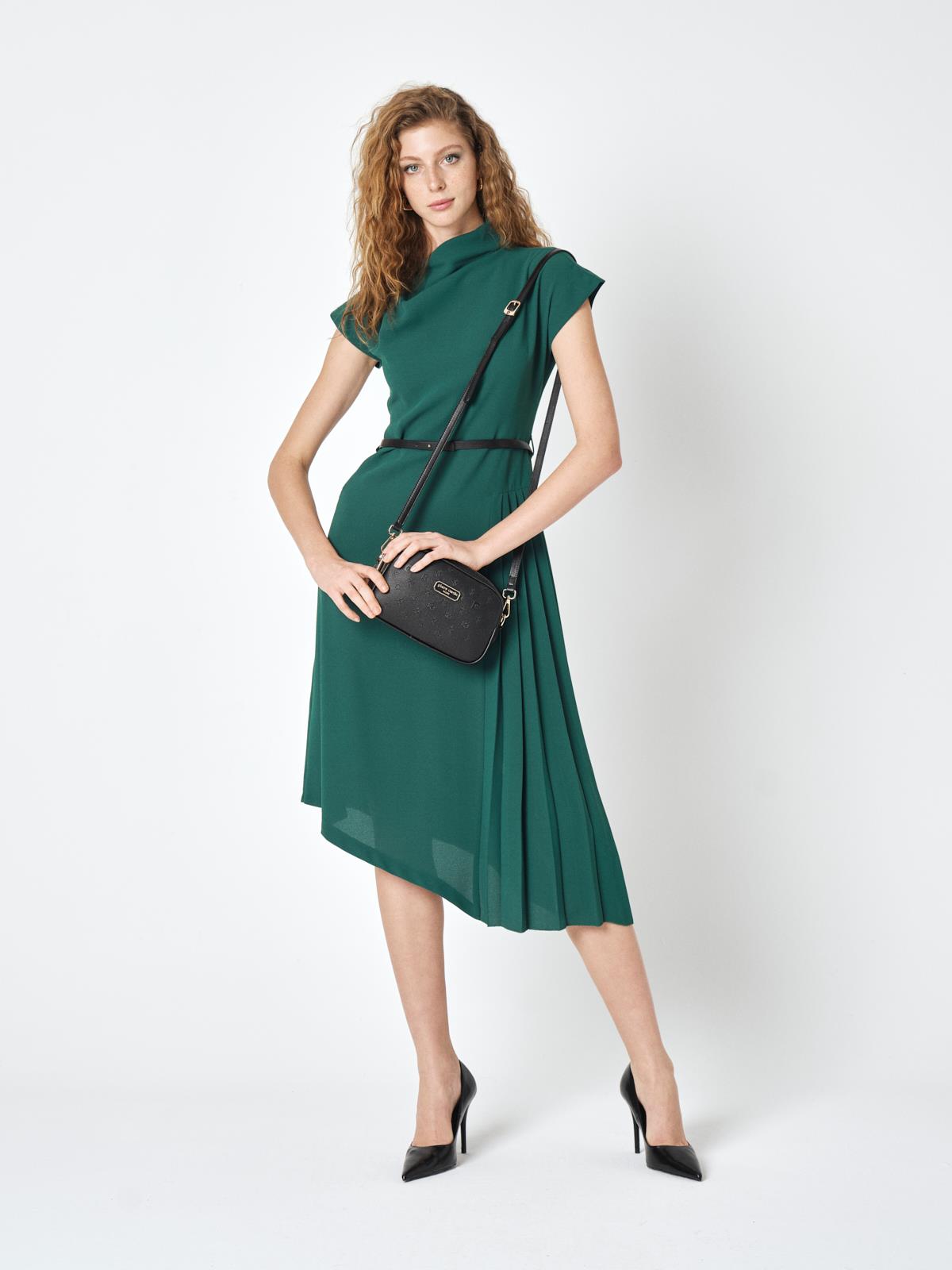 Pierre Cardin Çapraz Askılı Kadın Çantası Siyah 05pc25y909-P