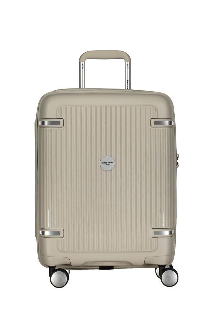 Pierre Cardin Kabin Boy %100 Polipropilen Valiz Gri 04PC7070