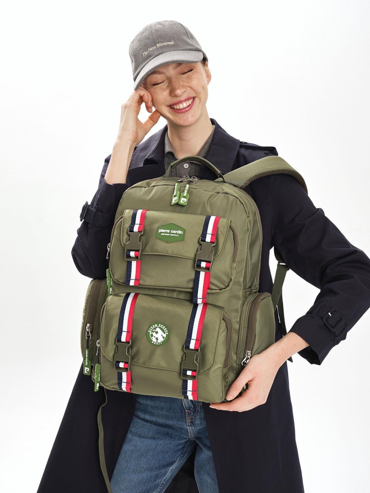 Pierre Cardin Okul Sırt Çantası Yeşil 07Pc1004-Ysl