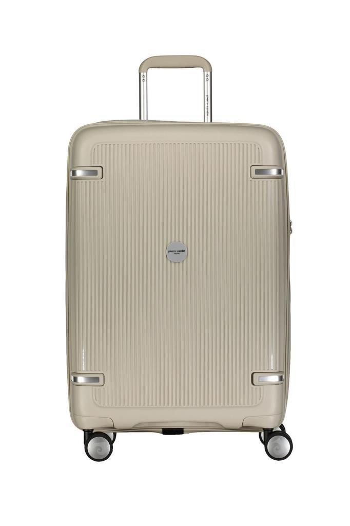 Pierre Cardin Orta Boy %100 Polipropilen Valiz Gri 04PC7070