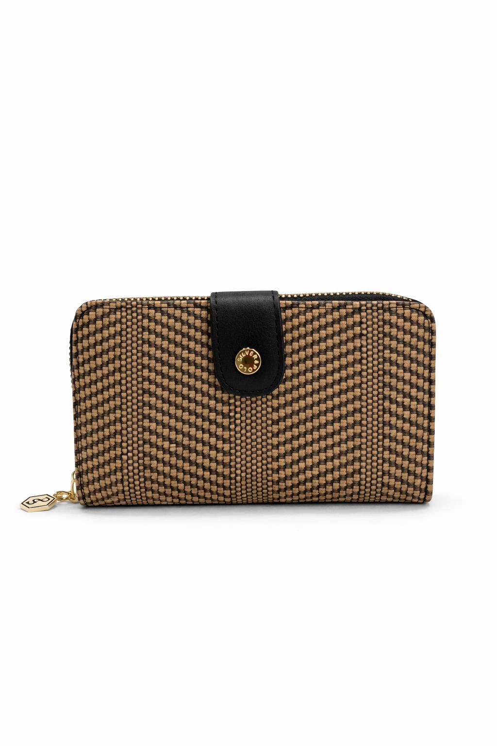 Silver Polo Kadın Cüzdan Nut-Siyah 882