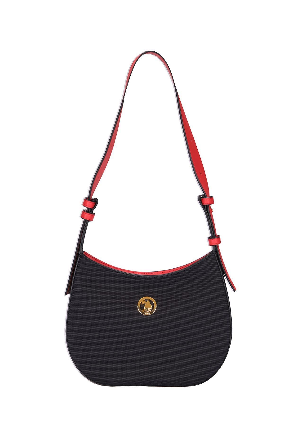 U.S. Polo Assn. Kadın Omuz Çanta Lacivert-Kırmızı Us25256