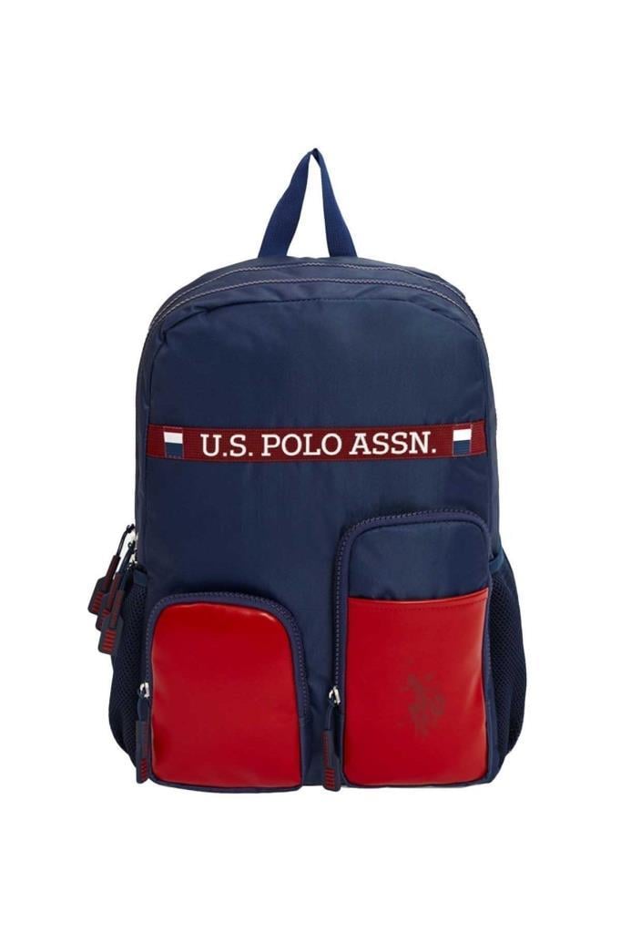 U.S. Polo Assn. Sırt Çantası Lacivert-Bordo 23174