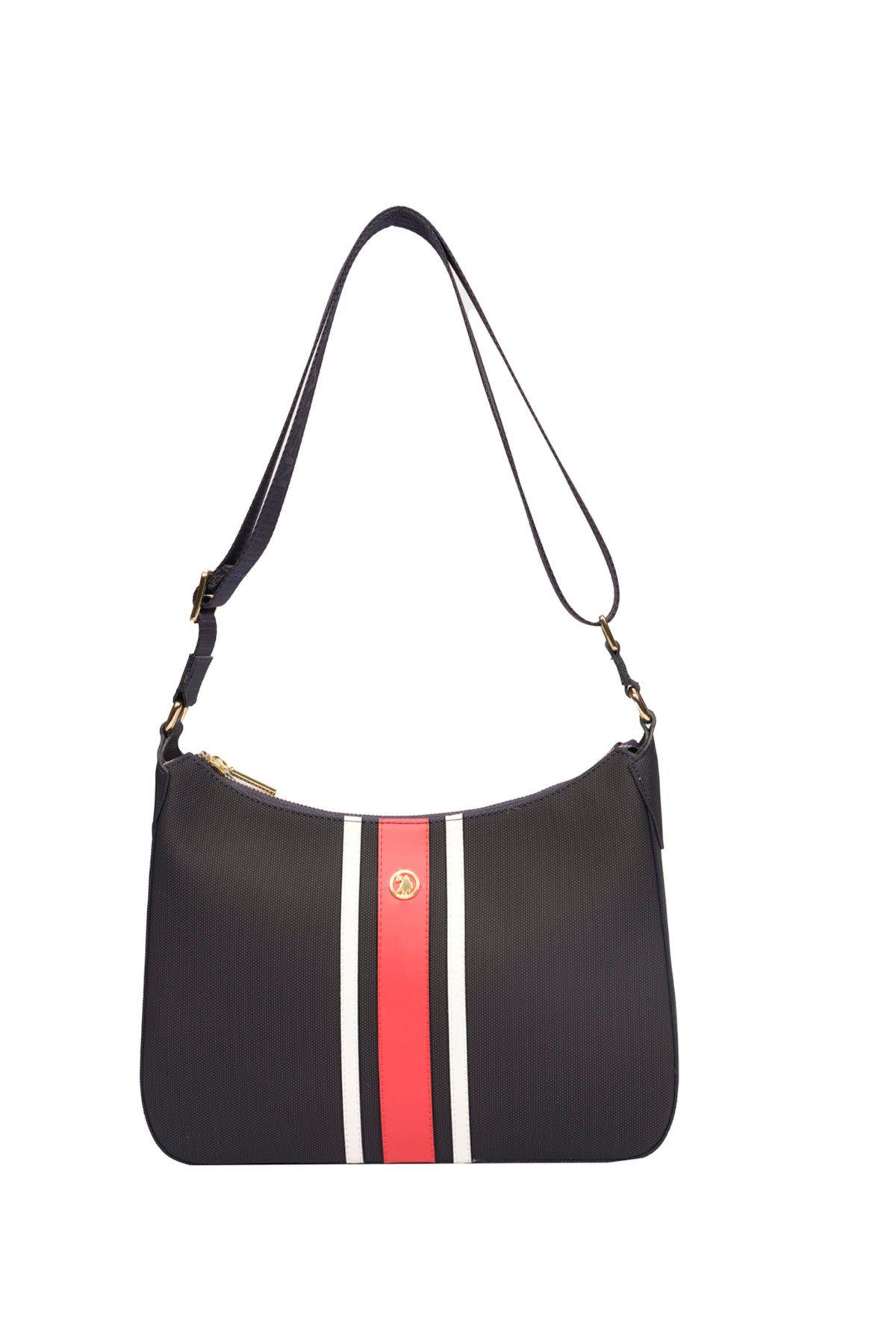 U.S. Polo Assn. Kadın Sırt Çanta Lacivert-Beyaz-Kırmızı Us24272