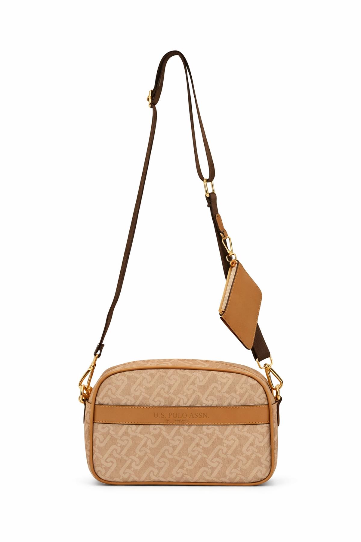 U.S. Polo Assn. Kadın Çapraz Askıl Çanta Bej Us24143