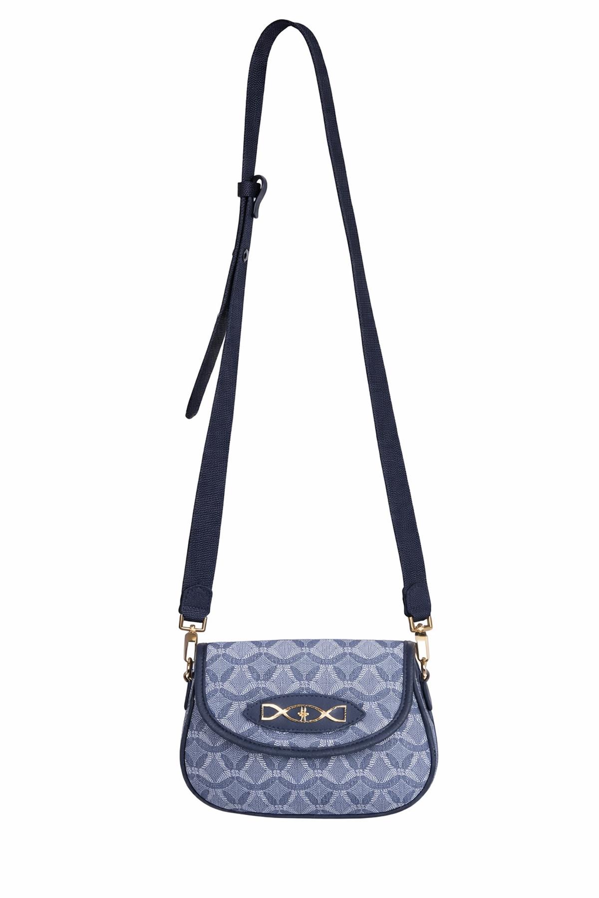 U.S. Polo Assn. Çapraz Askılı Kadın Çanta Denim Us24357