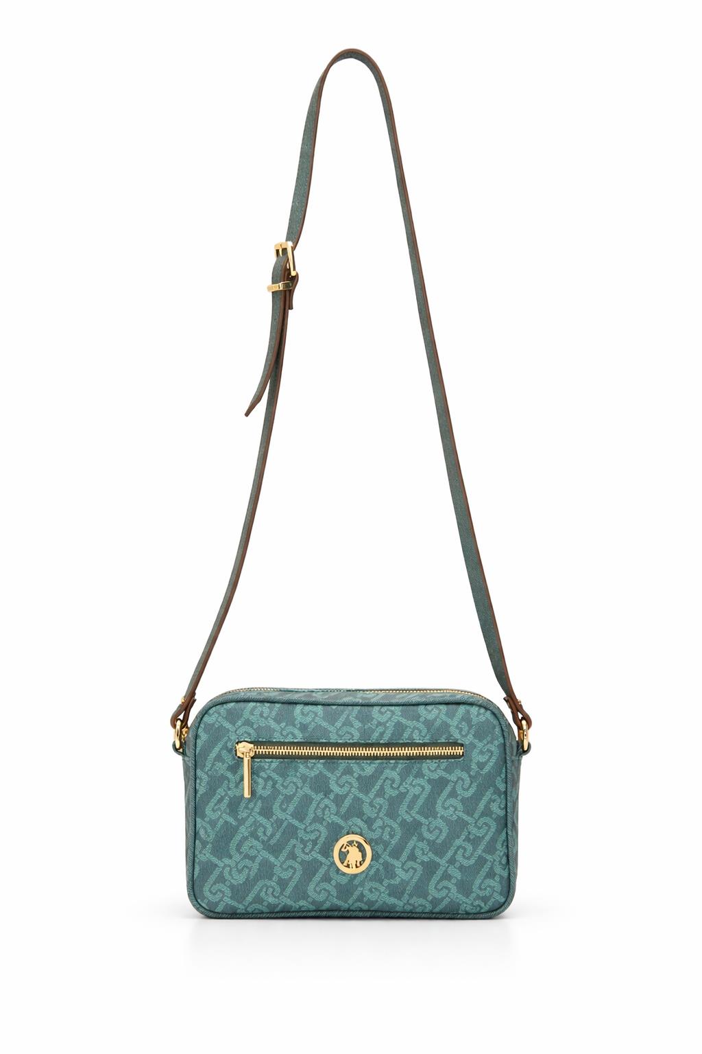 U.S. Polo Assn. Çapraz Askılı Kadın Çanta Petrol Us23522