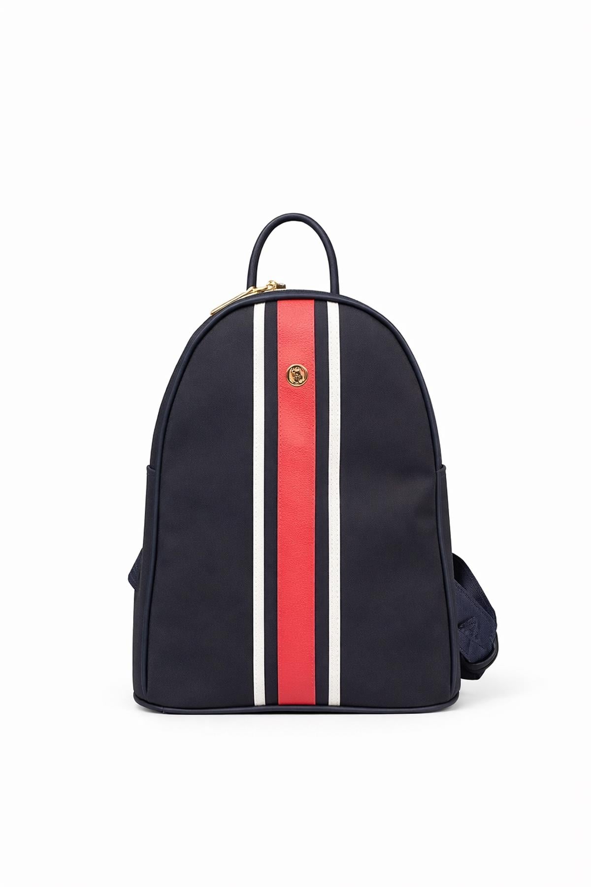 U.S. Polo Assn. Kadın Sırt Çantası Lacivert-Kırmızı Us24267