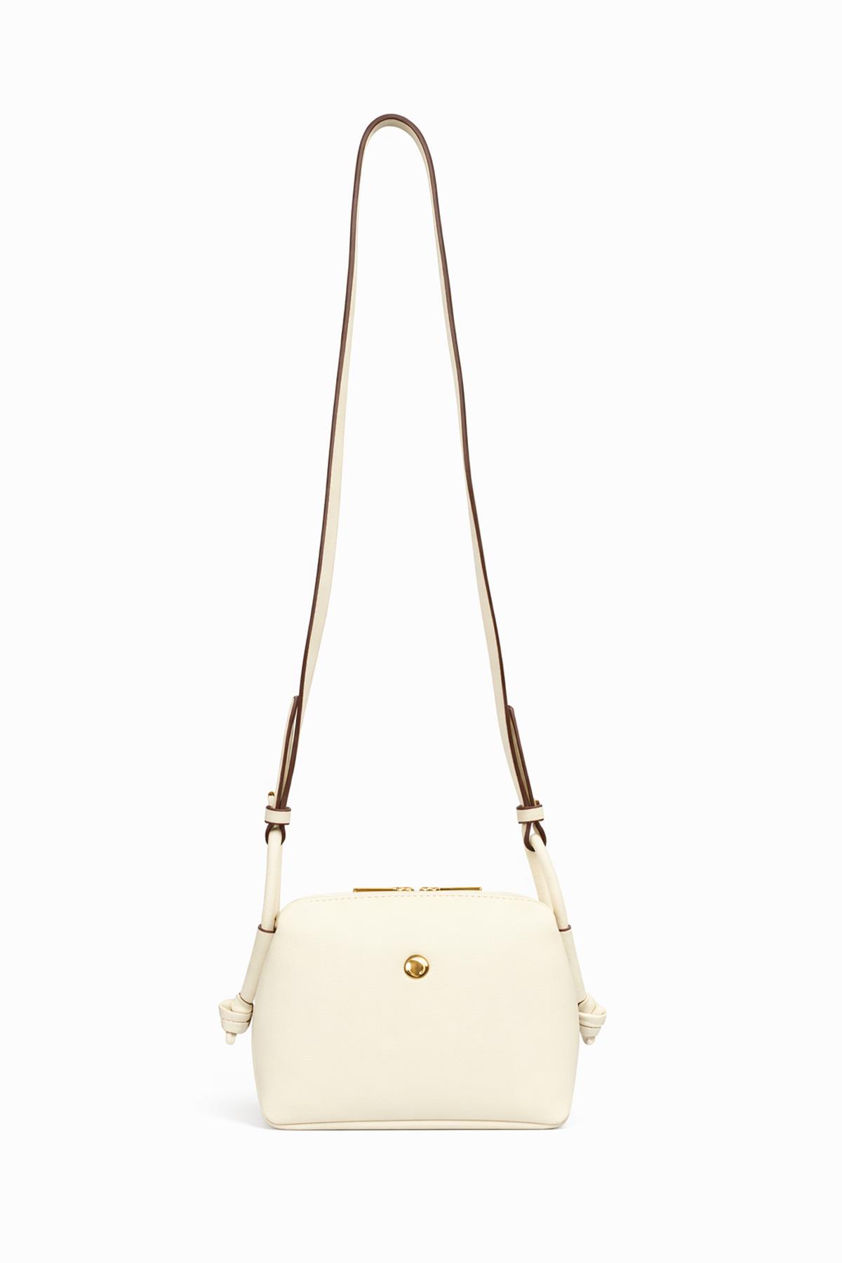 U.S. Polo Assn. Çapraz Askılı Kadın Çanta Beyaz Us23258