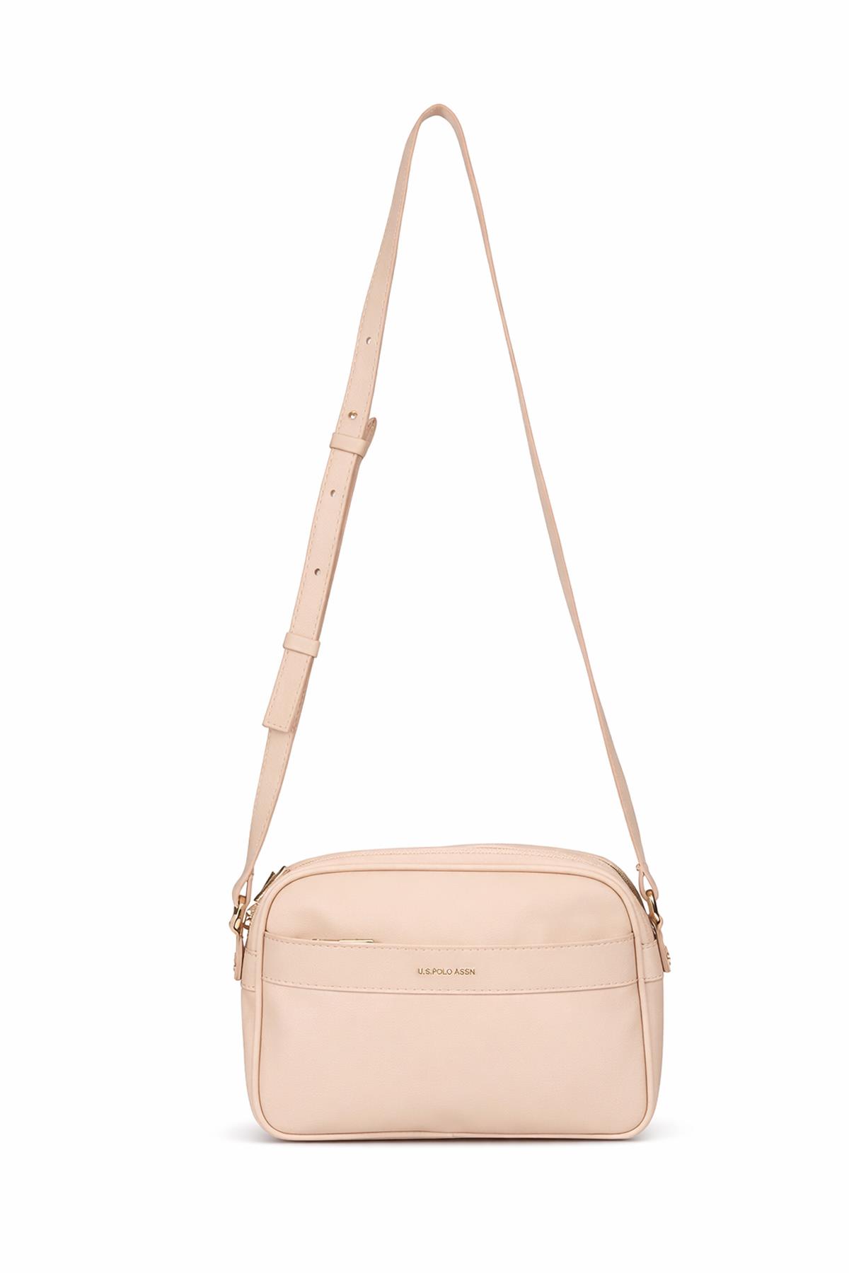 U.S. Polo Assn. Çapraz Askılı Kadın Çanta Bej Us25136