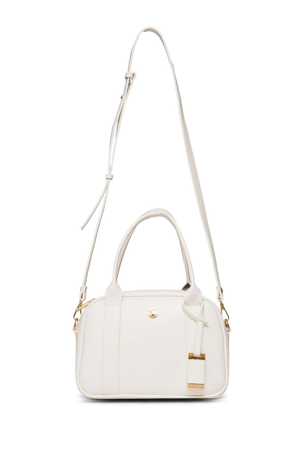 U.S. Polo Assn. Çapraz Askılı Kadın Çanta Beyaz Us25191