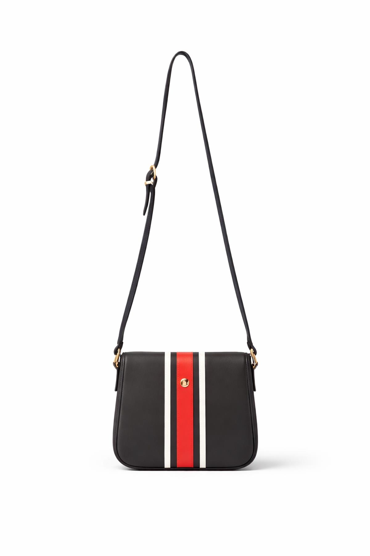 U.S. Polo Assn. Çapraz Askılı Kadın Çanta Lacivert-Beyaz Us24265