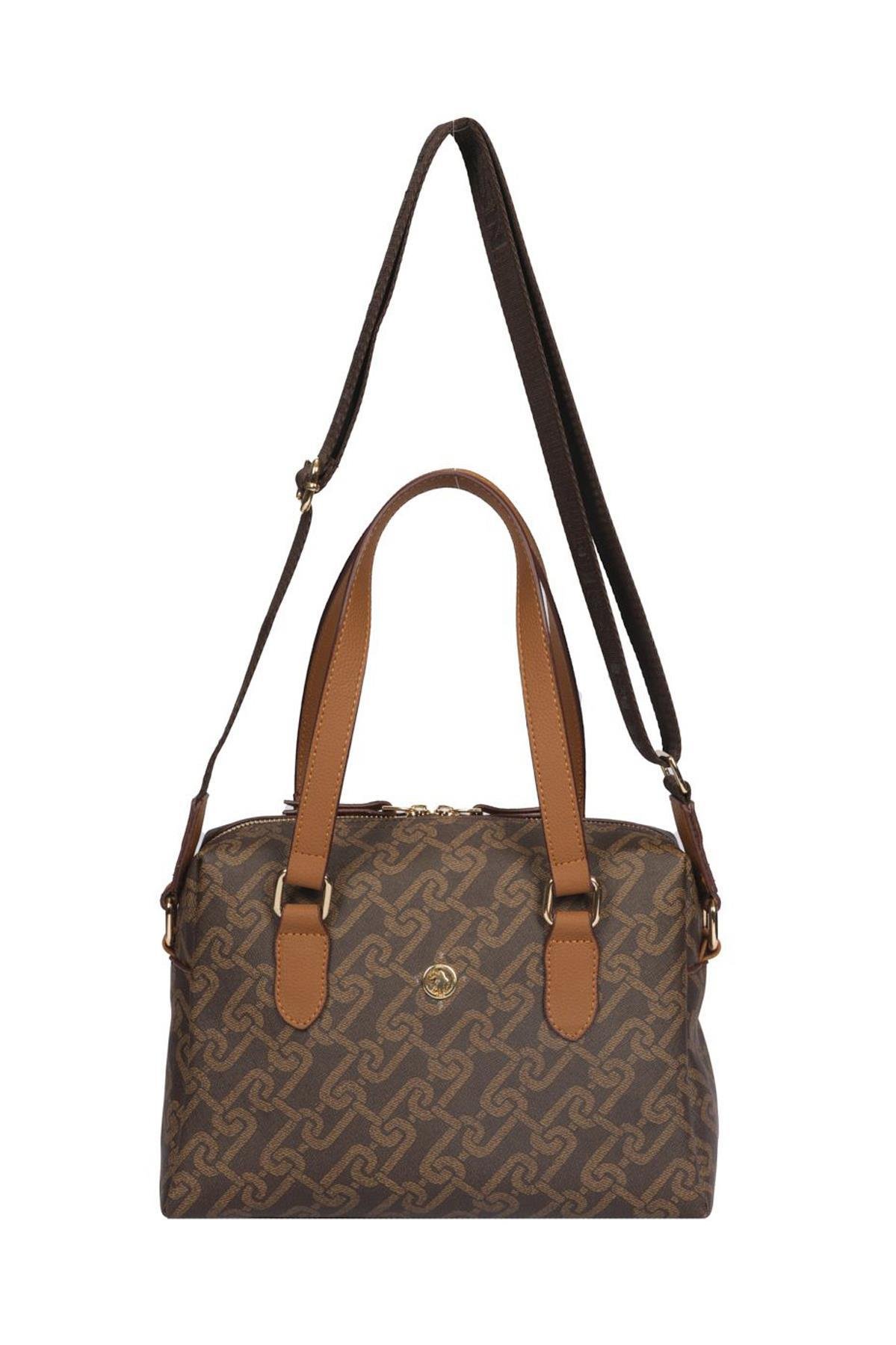 U.S. Polo Assn. Kadın Omuz Çanta Kahve Us23533