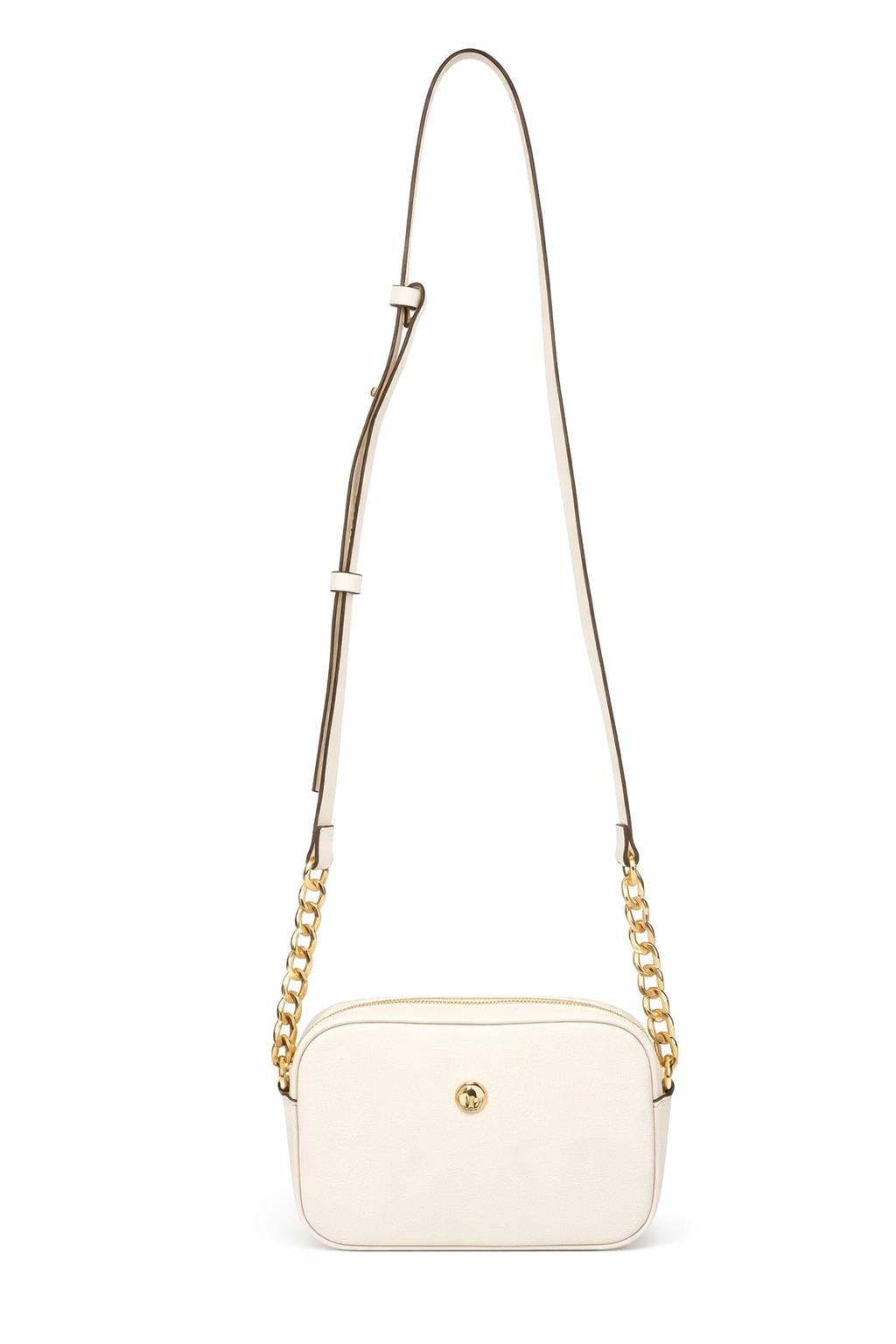 U.S. Polo Assn. Çapraz Askılı Kadın Çanta Ekru Us25165