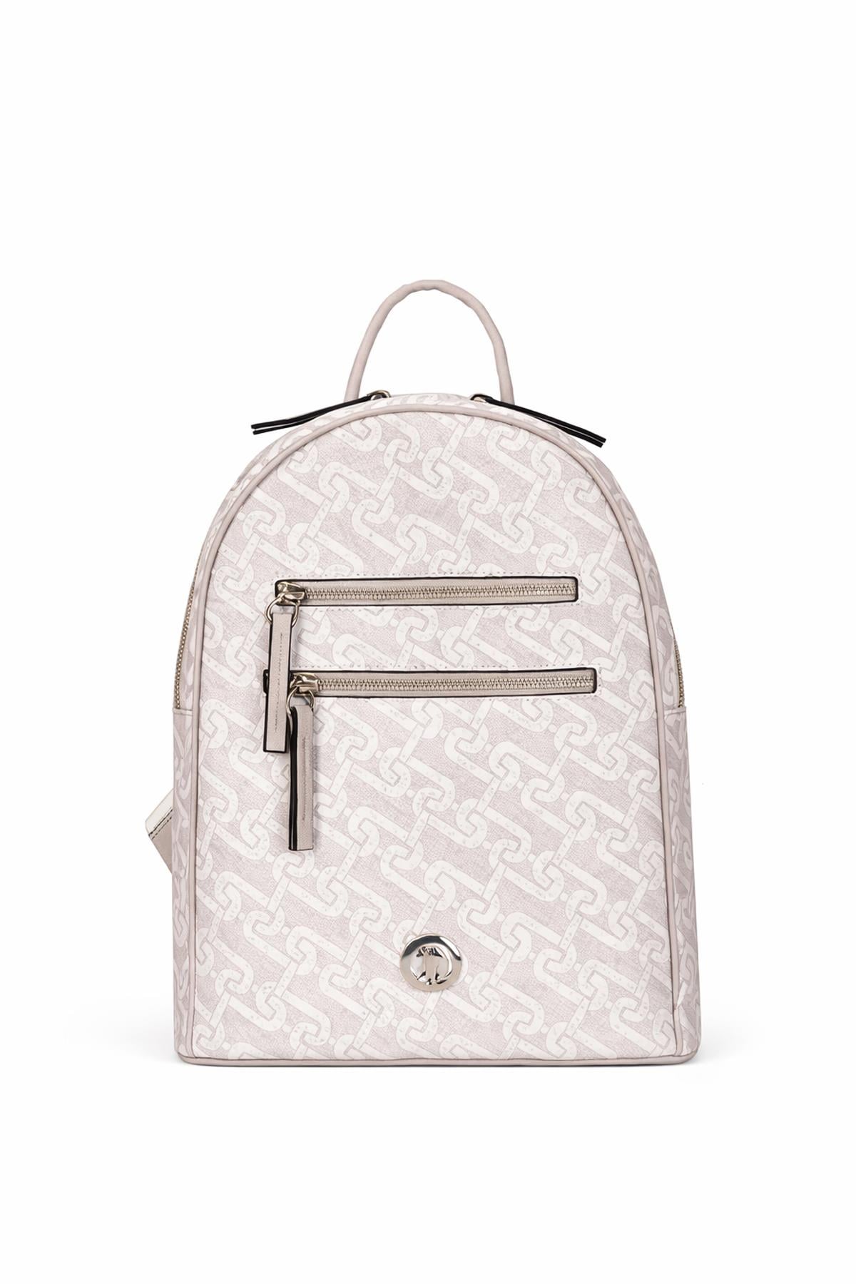 U.S. Polo Assn. Kadın Sırt Çanta Beyaz-Gri Us24112