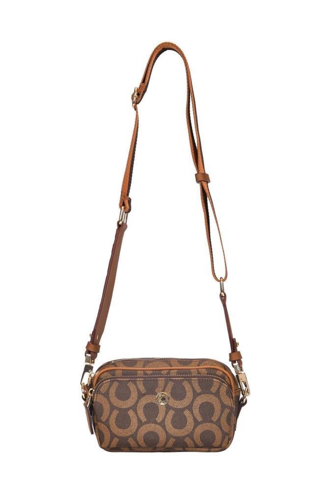 U.S. Polo Assn. Kadın Çapraz Askılı  Çanta Kahve Us24212