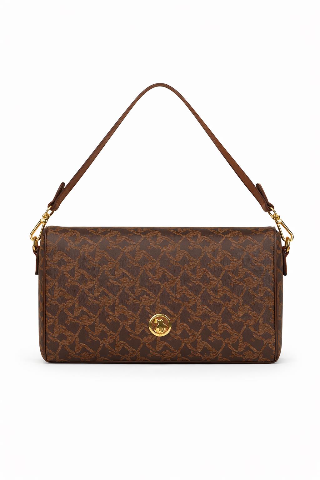 U.S. Polo Assn. Çapraz Askılı Kadın Çanta Kahve Us23527