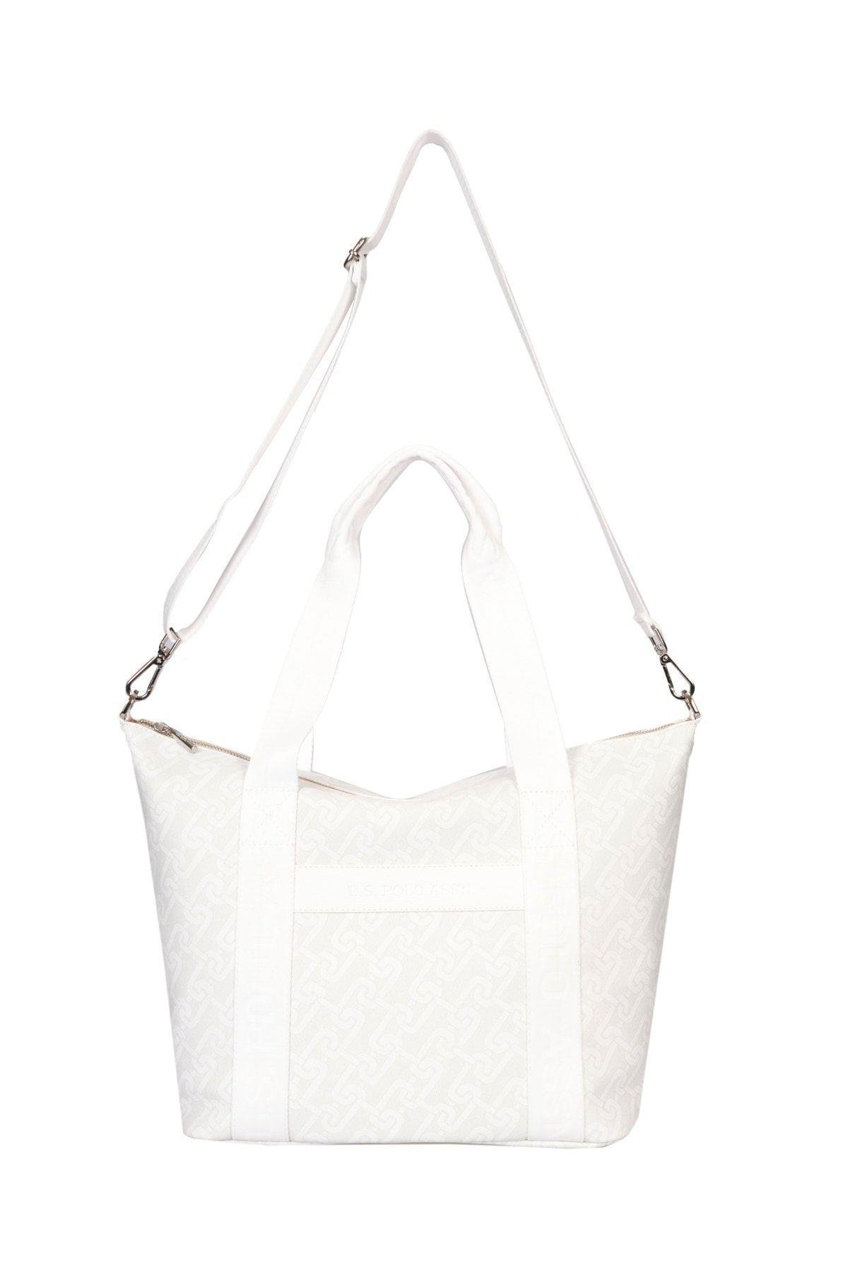 U.S. Polo Assn. Kadın Omuz Çanta Taş Beyaz Us23103