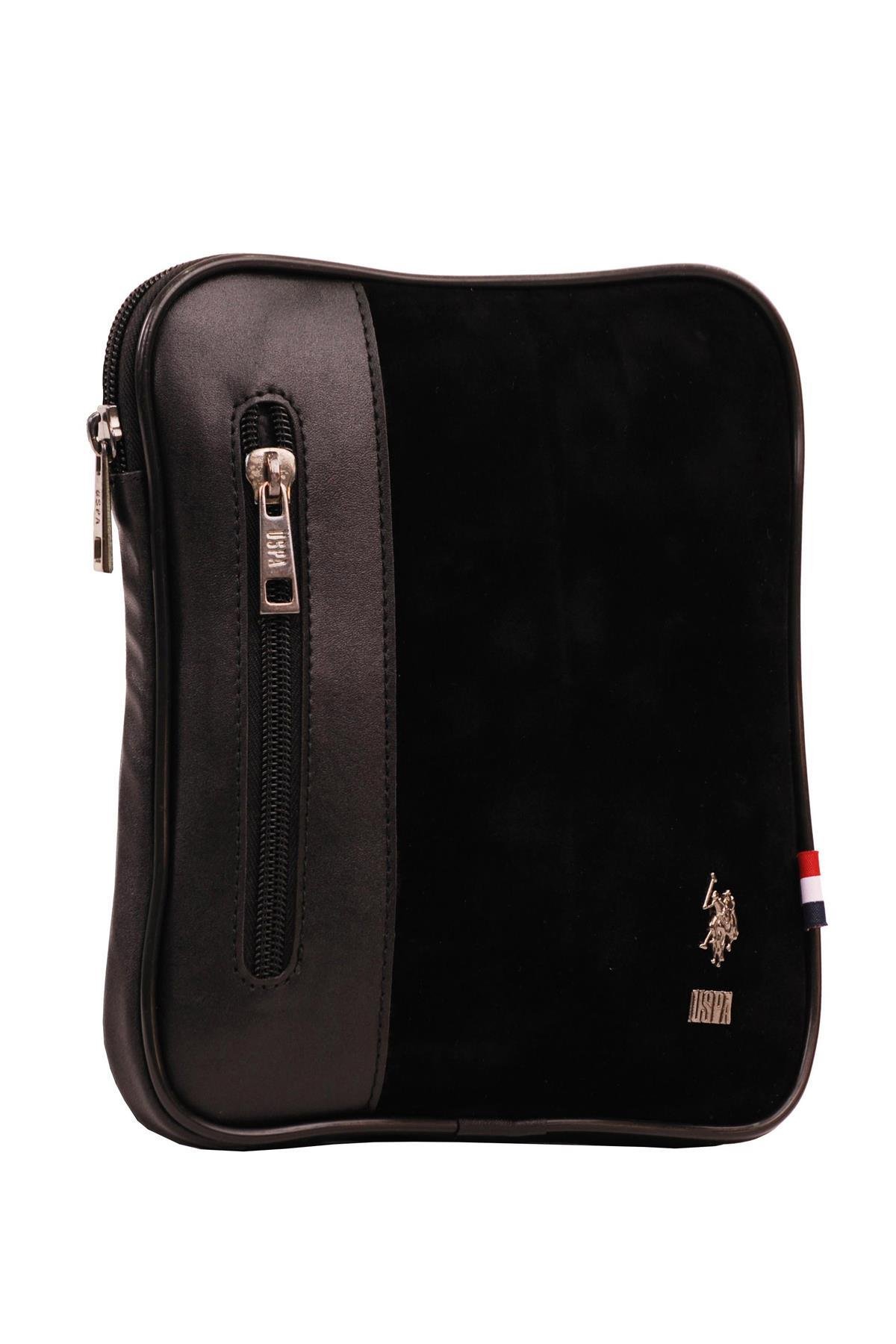 U.S. Polo Assn. Erkek El Çantası Süet Siyah 6750